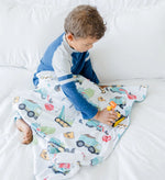 Load image into Gallery viewer, Construction Truck Blanket
