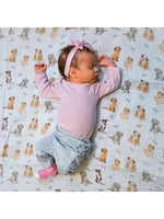 Load image into Gallery viewer, Woof Woof Baby Swaddle Blanket