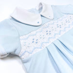 Load image into Gallery viewer, Ethan Smocked Short Playsuit