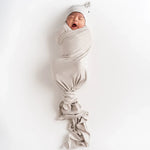 Load image into Gallery viewer, Kyte Baby Oat Colored Swaddle Blanket