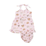Load image into Gallery viewer, Angel Dear Pretty Puppy Twirly Tank Dress & Diaper Cover