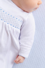 Load image into Gallery viewer, Sweetly Smocked Greeting Gown - Boy
