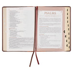 Load image into Gallery viewer, NLT, The Spiritual Growth Bible Faux Leather, Brown/Ginger
