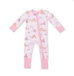 Load image into Gallery viewer, Angel Dear Princess Unicorns &amp; Castle Convertible Romper
