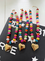 Load image into Gallery viewer, COLORFUL HEART NECKLACE
