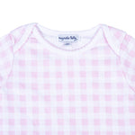 Load image into Gallery viewer, Pink Baby Gingham Bodysuit
