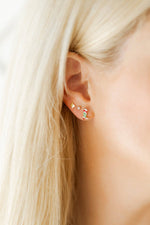 Load image into Gallery viewer, Screwback Stud Earrings - Tulip Cowgirl Boot
