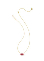 Load image into Gallery viewer, Lindy Rae Elisa Pink Crystal Gold Pendant Necklace
