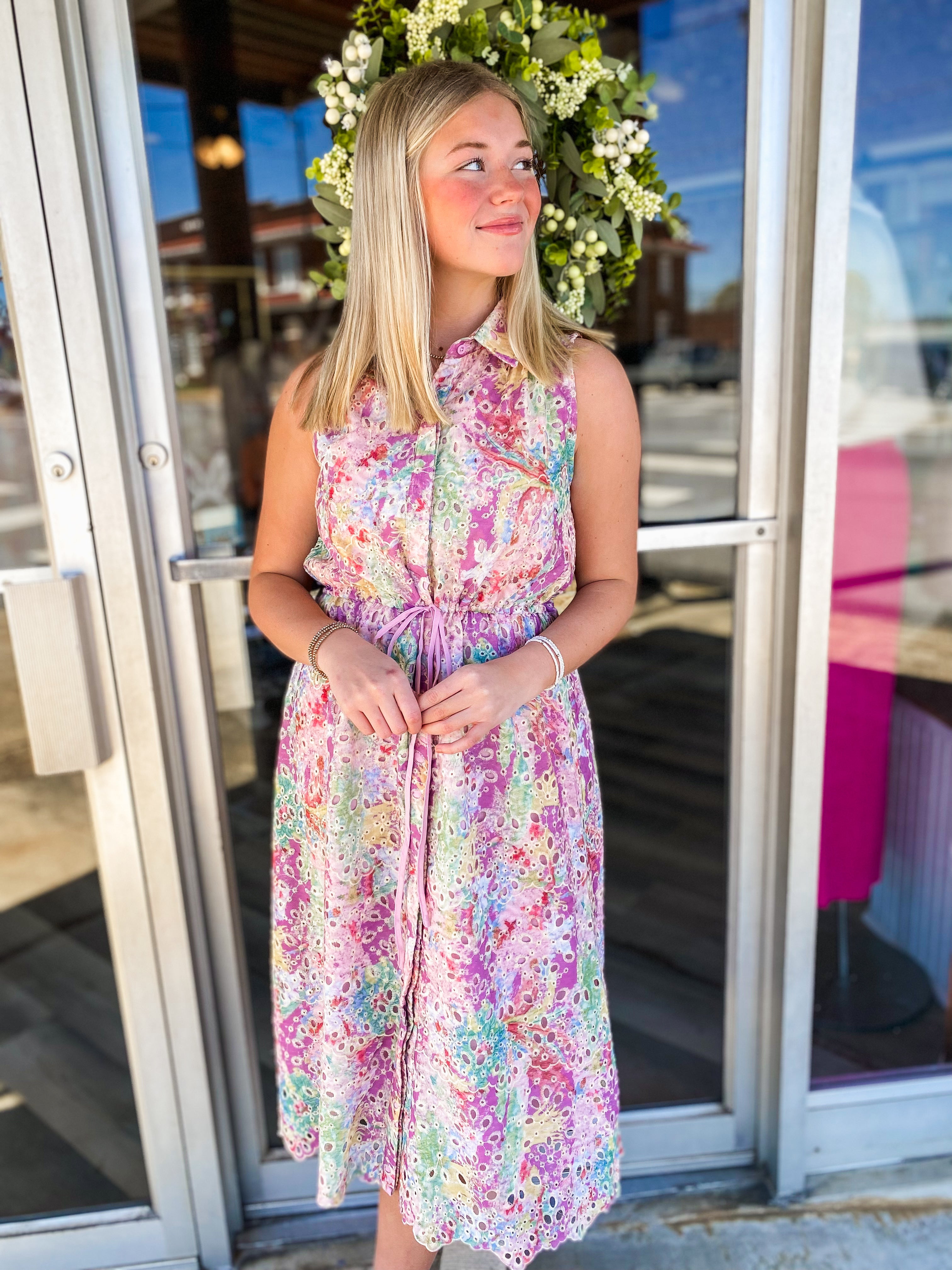 Always Together Pastel Printed Lace Button Down Midi Dress Shopaholics Only Boutique Always Together Pastel Printed Lace Button Down Midi Dress Shopaholics Only Boutique