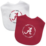 Load image into Gallery viewer, Alabama Crimson Tide - Baby Bibs 2-Pack
