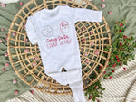 Load image into Gallery viewer, Baby Romper | Sorry Santa I Drank All The Milk Christmas
