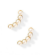 Load image into Gallery viewer, Screwback Stud Earrings - Abigail - Pearl

