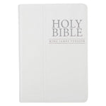 Load image into Gallery viewer, KJV Bible Compact Faux Leather, White
