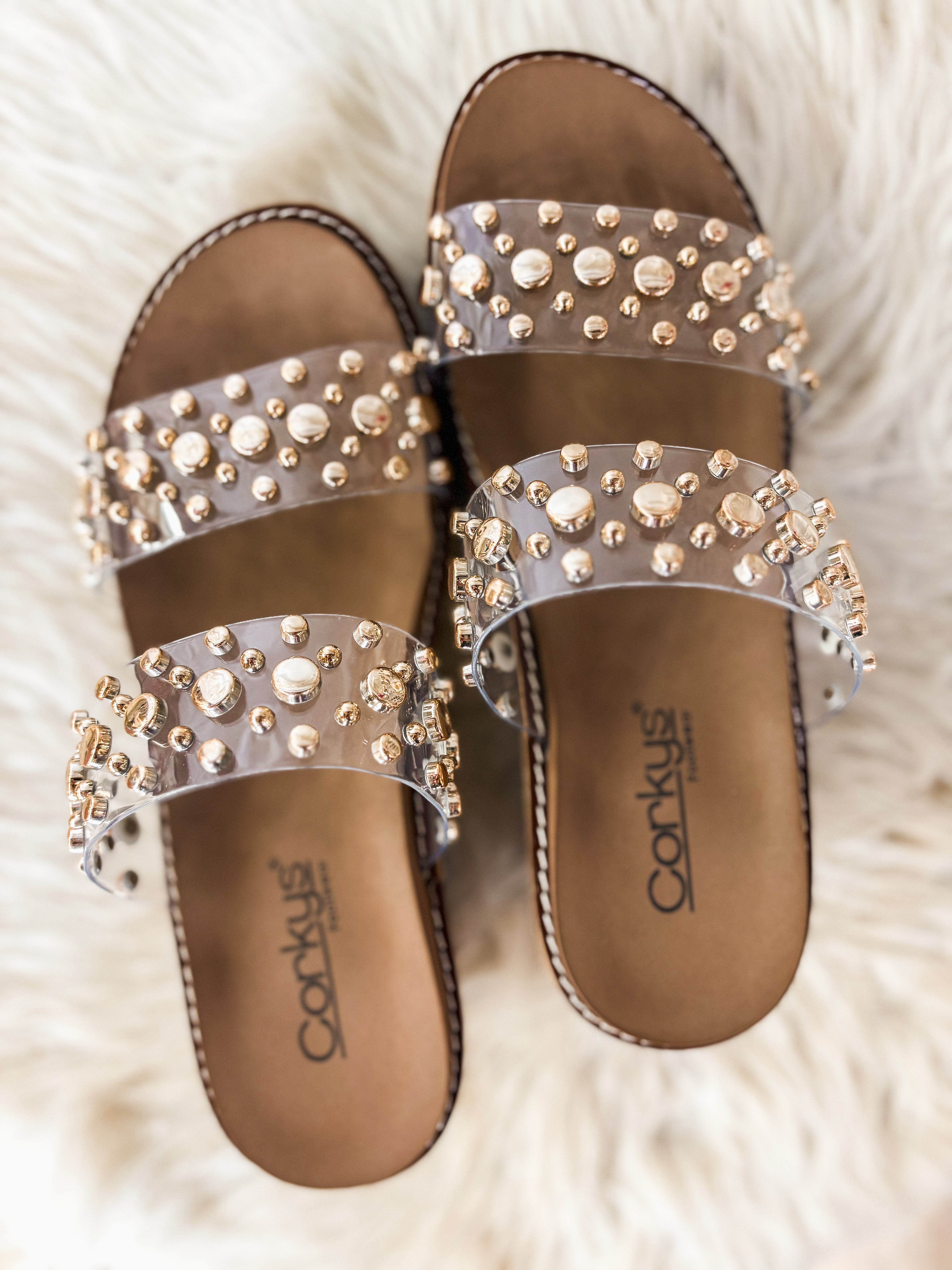 Bad Habit Clear Corkys Wedge