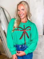 Load image into Gallery viewer, Kelly Gift Green Sweatshirt - Mary Square
