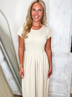 Load image into Gallery viewer, Never Too Far Ivory Sweater Midi Dress
