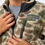 Load image into Gallery viewer, Youth Sherpa Full Zip Jacket - Alpine Camo
