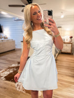 Load image into Gallery viewer, Finding Someone Powder Blue Mini Dress
