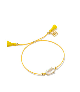 Everlyne Dichroic Glass Yellow Friendship Bracelet