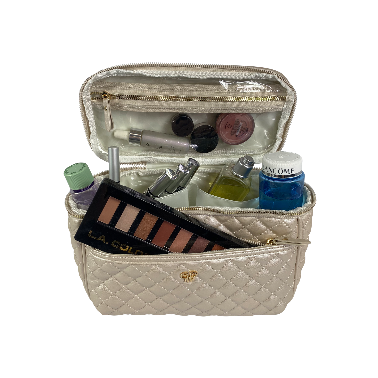 Classic Train Case - Pearl Quilted