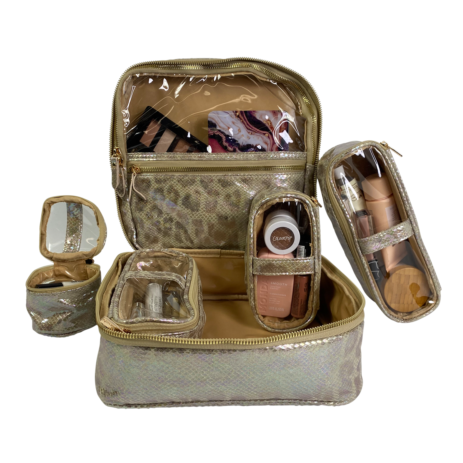 Mini Diva Makeup Case - Glimmer Leopard