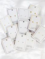 Load image into Gallery viewer, Screwback Stud Earrings - Amber Micro
