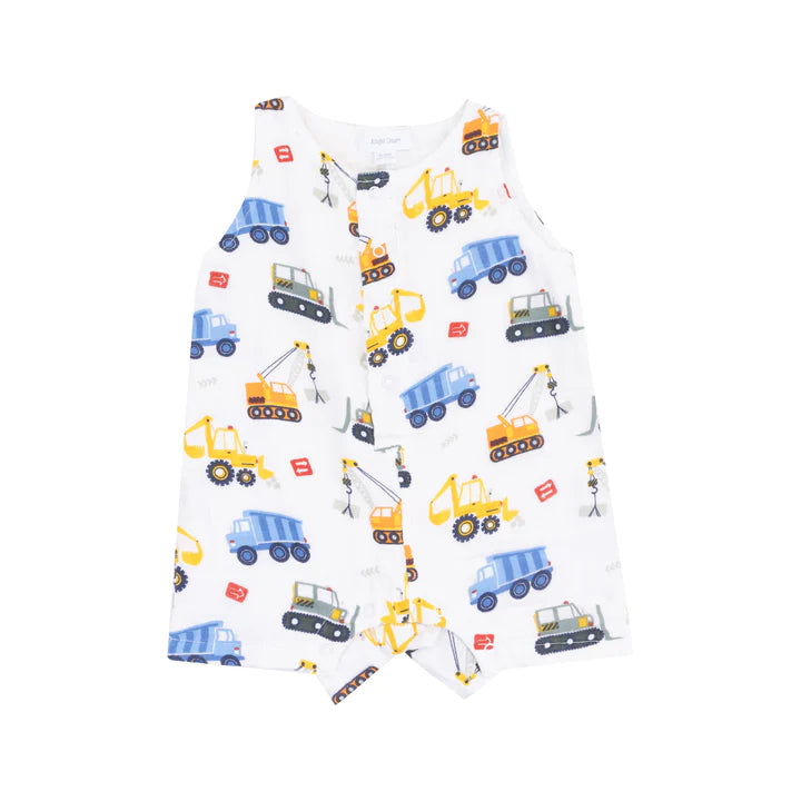 Angel Dear Sleeveless Cool Construction Shortie Romper