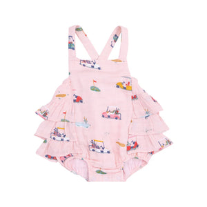 Angel Dear Pink Ruffle Golf Cart Cuties