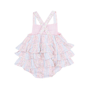 Angel Dear Ruffle Ogee Floral Sunsuit