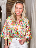 Load image into Gallery viewer, Can&#39;t Look Away Floral Tunic Blouse
