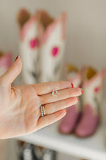Load image into Gallery viewer, Screwback Stud Earrings - Tulip Cowgirl Boot
