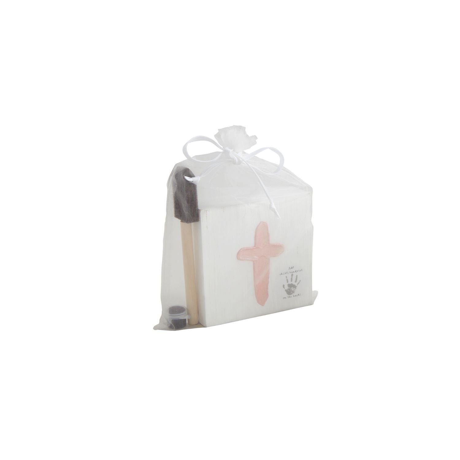 Mud Pie Pink Cross And Handprint Kit