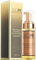 Load image into Gallery viewer, 24K Foaming Cleanser with 24k Gold, Witch Hazel &amp; Aloe Vera
