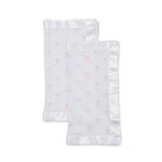 Load image into Gallery viewer, 2-pack Muslin Security Blankets - Bows
