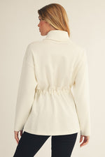 Load image into Gallery viewer, Longing For Ivory Cowl Neck Luxe Knit Top

