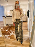 Load image into Gallery viewer, For Certain Champagne FATE Button Down Blouse
