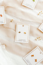 Load image into Gallery viewer, Screwback Stud Earrings - Football
