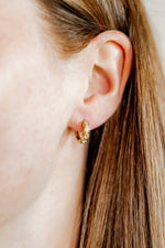 Load image into Gallery viewer, Huggie Earrings - Colette Gold
