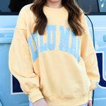 Load image into Gallery viewer, Lulu Mac Polka Dot Sweatshirt - Butter/Lt Blue
