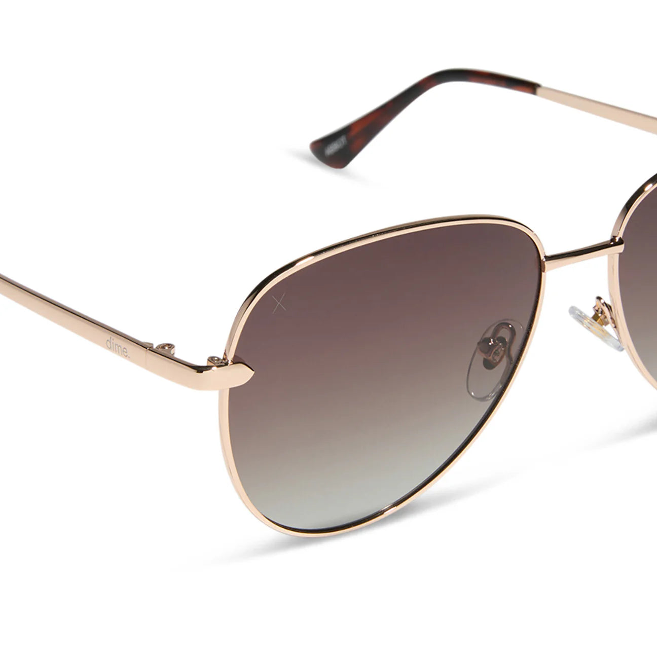 Abbott - Gold Brown Polarized DIME Sunglasses