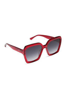 Sloane - Red Hot Summer + Grey Gradient DIFF Sunglasses