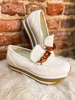 Load image into Gallery viewer, Matisse Carleen Ivory Platform Loafer
