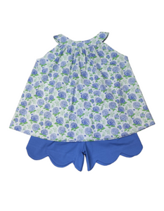 Three Sisters Bloomstruck Hydrangea Tank & Shorts Set