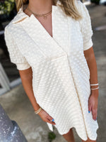 Load image into Gallery viewer, Always Affectionate Ivory Textured Dress
