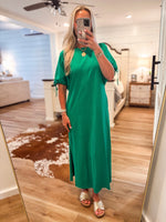 Load image into Gallery viewer, Realizing This Kelly Green Maxi Dress
