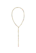 Load image into Gallery viewer, Mini Elisa Abbie Multi Mix Gold Strand Necklace
