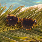 Load image into Gallery viewer, Hawaii - Coconut Palm Tortoise Brown Sugar Gradient Diff Sunglasses - The White Lotus
