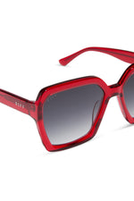 Load image into Gallery viewer, Sloane - Red Hot Summer + Grey Gradient DIFF Sunglasses
