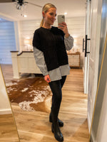 Load image into Gallery viewer, The Last Time Black Cable Knit Sweater
