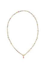 Load image into Gallery viewer, Mini Elisa Abbie Multi Mix Gold Strand Necklace
